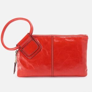 Hobo Sable Wristlet -grenadine/orange Perfect for Gameday🧡🧡🧡
